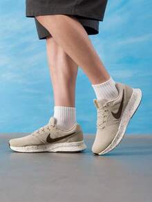 Sepatu Lari Pria NIKE RUN SWIFT 3 2026 Sepatu Lari Kasual Olahraga Bernapas Model Jala Terbaru Musim Panas DR2695-200 - Coklat khaki - View 5