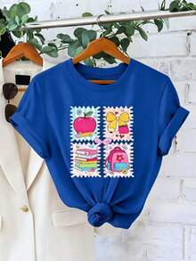 Women T-Shirts - Blue - View 9