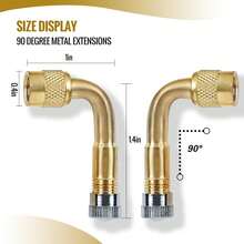 2pcs Balance Valves, Inflatable Extension Tube, Unicycle Air Valve, Extension Rod, Curved Extension Nozzle - Multicolor - View 12
