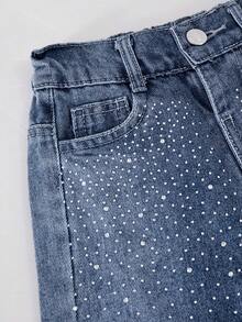 Toddler Spring Denim Jeans, New Fashion Style - Blue - View 5
