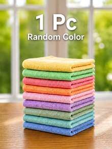 30/20/10/1pc Microfiber Cleaning Cloth, Soft Absorbent Reusable Towel, Multi-Color Cleaning Rag, Suitable For Kitchen, Bathroom, Car And Home Cleaning - Multicolor - View 9