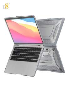 D8 Laptop Case, PC+TPU Air Cushion Protective Shell, Cute Laptop Cover For Women, Lightweight Thin Protective Sleeve, Anti-Scratch Anti-Fingerprint, Transparent Matte Clear Shell, Fashionable Personalized Skin, Compatible With MacBook Air 13 13.6 Inch, M1M2M3 - View 10