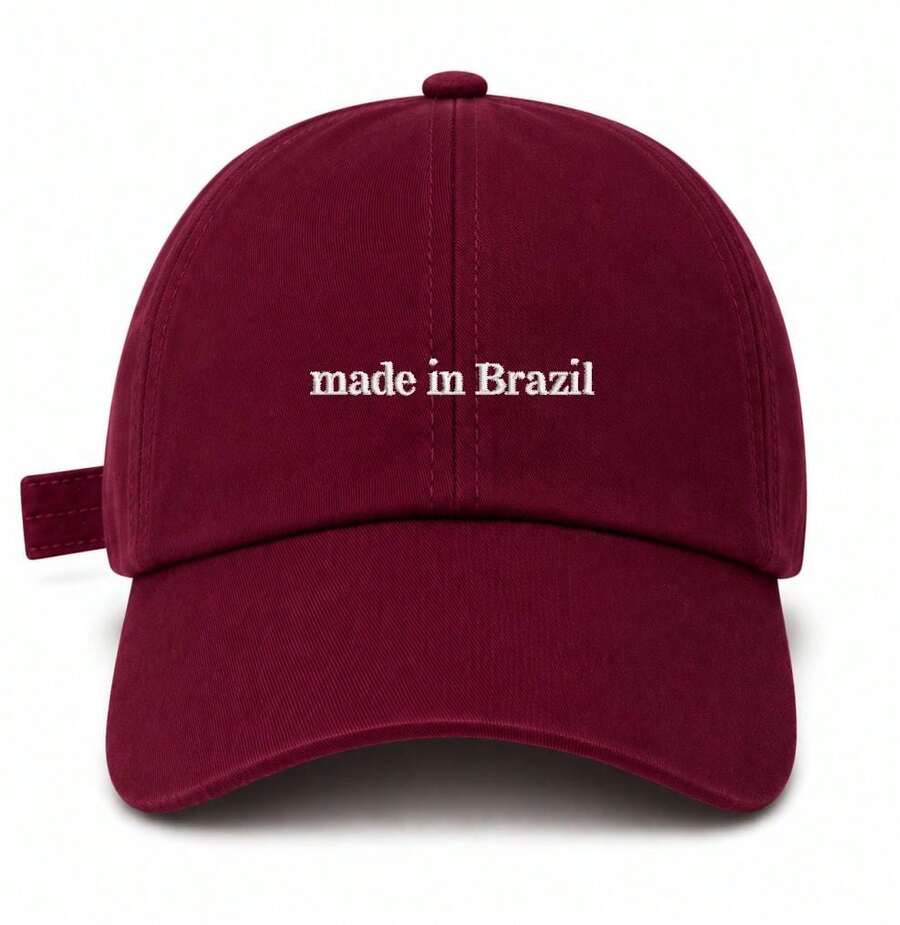 Women Baseball Cap - 刺繡白葡萄酒 - 查看 1
