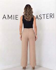 Women Pants - Dark Khaki - View 2