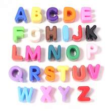 10pcs/Pack Acrylic Casual Shoe Buckle Letter Decoration, Colorful English Letter Beads, DIY Bracelet Phone Chain Keychain Pendant Material, Jewelry Making Beading - Letter Beads - View 8