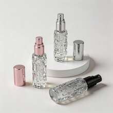 1pc Luxury 5ml Refillable Perfume Bottle, High-End Crystal Rhinestone Perfume Spray Bottle, Suitable For Outings, Shopping, Outdoor Gatherings, Travel, Camping, Running, Cycling, Hiking And Other Activities, Bottom Fill No-Pry Bottle, Leak-Proof And No-Spray Leak, Reusable, Suitable For Room, Bedroom, Daily Use, Perfume Decanting, Perfume Sprayer, Refillable Container - Multicolor - View 23
