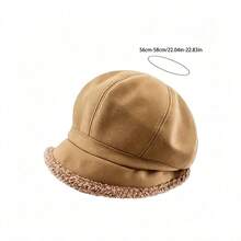Women's Winter Bucket Hat, Warm Bell-Shaped Hat With Soft Faux Fur Trim, Comfortable Cold Weather Hat, Suitable For Autumn/Winter Outfits, Travel, Walking, Commuting, Shopping And Daily Fashion Accessory - Multicolor - View 14
