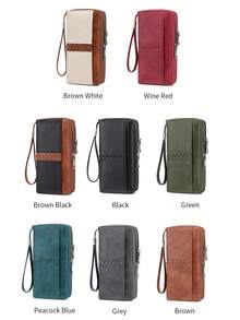 FOREVER MIYIN RFID Blocking Women Long Zip Around Wallet, Double Zipper Wristlet Purse, Large Capacity Multi Card Slots Cash Organizer Phone Holder For Daily Travel - Multicolor - View 9