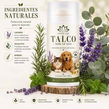 Organic Dry Bath Talcum Powder For Dogs, Cats And Ferrets 125g. - HERBAL NORMAL SKIN 125 GR - View 3