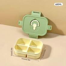 Bento Box Adult, Compartment Food Container, Microwavable Lunch Containers, PP Meal Prep Containers With Dividers, Leakproof Student Lunch Box With Lid, Divided Food Storage Containers, Adult Lunchable Snack Containers, Travel Food Containers - Multicolor - View 34