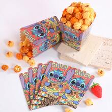 6pcs/12pcs/24pcs Cartoon Theme Party Candy Boxes, Suitable For Halloween Party Decoration, Theme Party Gift Boxes, Candy And Cookie Boxes, Party Gift Bags, Party Gift Boxes, Suitable For Birthday Party, Candy And Popcorn Boxes Decoration, Suitable For Back To School Party, Holiday Essential Party Supplies - Multicolor - View 1