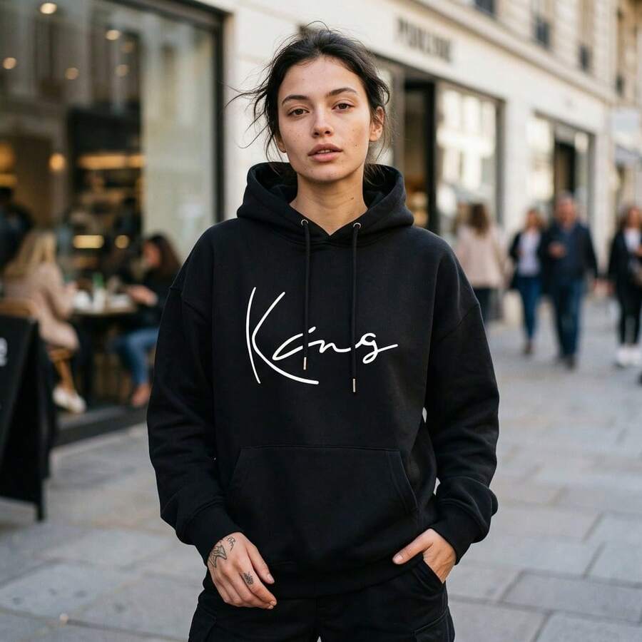 Women Sweatshirts & Hoodies - 黑色 - 查看 1