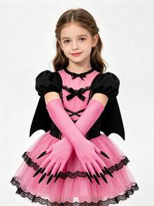 Halloween Ghost Claw Gloves, Dark Style Long Fingernail Witch Costume Performance Prop - Multicolor - View 7