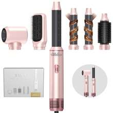 UKLISS 5-In-1 Hot Air Styler Hair Dryer - Ionic Hair Protection, Detachable Structure, Touch Control, Voluminous Effect, Suitable For Wet/Dry Hair, Mother's Day Gift, Valentine's Day Gift, Boyfriend Gift, Valentine's Day Gift, Pink Cute, St. Patrick's Day - US A Type Plug(110-127V) - View 16