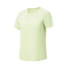 LI-NING Short Sleeve T-Shirts Women's Short Sleeve T-Shirts ATSW144 Legit Official Store - Fairy Tale Green - View 2