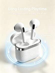 無線藍牙 TWS 耳機，具備降噪功能、HiFi 立體聲音質、無線充電盒、防水入耳式設計，適合旅行、健身、戶外活動及日常使用 - A - 查看 12