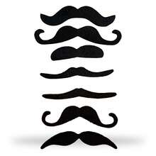 Costume Facial Hair & Wigs - Black - View 12