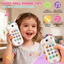 Educational Music Mobile Game For Kids, Dual Mode Switching (Number/Entertainment) | Early Cognitive Learning Sound & Light Game, Birthday Gift For Boys And Girls - Multicolor - View 2