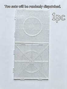 4/1pc Transparent Large Square Perler Bead Board Suitable For 2.6mm Beads, DIY Ironing Melting Bead Template, Handmade Craft Accessories Making Supplies, Only Includes Perler Bead Board And Beads, Other Accessories Not Included - A - View 13