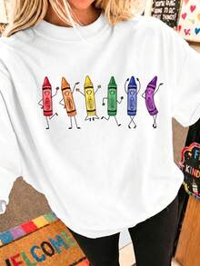 Women T-Shirts - White - View 4
