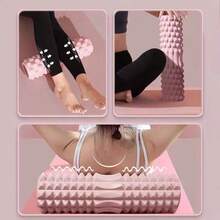 Multi-Textural Foam Wool, The Convex Protrusions Provide Deep Fascial Relaxation And Relieve Muscle Pain, And The Roller Is Portable And Fatwa For Storage.Note: Colors Are Sent Randomly. - Multicolor - View 2