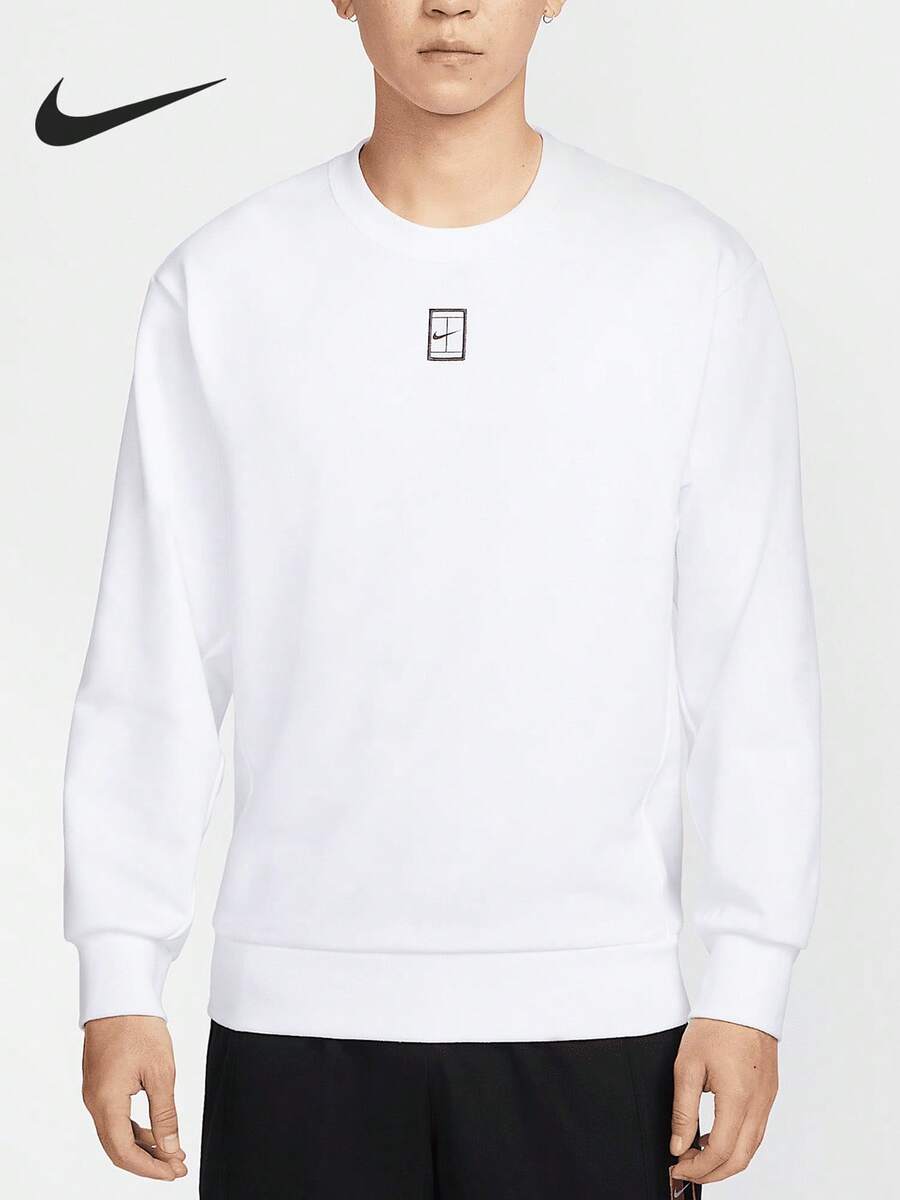 Nike Authentic New Autumn/Winter Men's Minimalist Warm Knit Sports Sweatshirt FZ7521-100 - FZ7521-100 - View 1