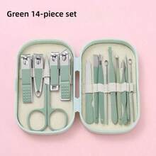 1pc Pink Foot Care - Stainless Steel Nail Care Tool Kit With Portable Storage Box, Professional Nail Care Tools, Suitable For Home, Salon And Travel, Personal Care, Cleaning Tools, Hand And Foot Care Accessories - Multicolor - View 7