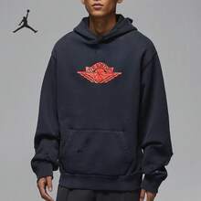 Nike/Jordan Authentic Men's Loose Fit Pullover Hooded Sweatshirt IB3004-010 - IB3004-010 - View 7