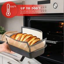 Air Fryer Silicone Mat, Non-Stick Oil-Resistant Reusable High-Temperature Resistant Baking Mat, Easy To Clean Oven Cooking Mat, Kitchen Baking Accessory - View 3