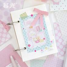 Frosted Polka Dot Series Round Dot Memo Pad 200 Sheets Style Polka Dot Planner Background Decoration Message Paper - one-size - View 2