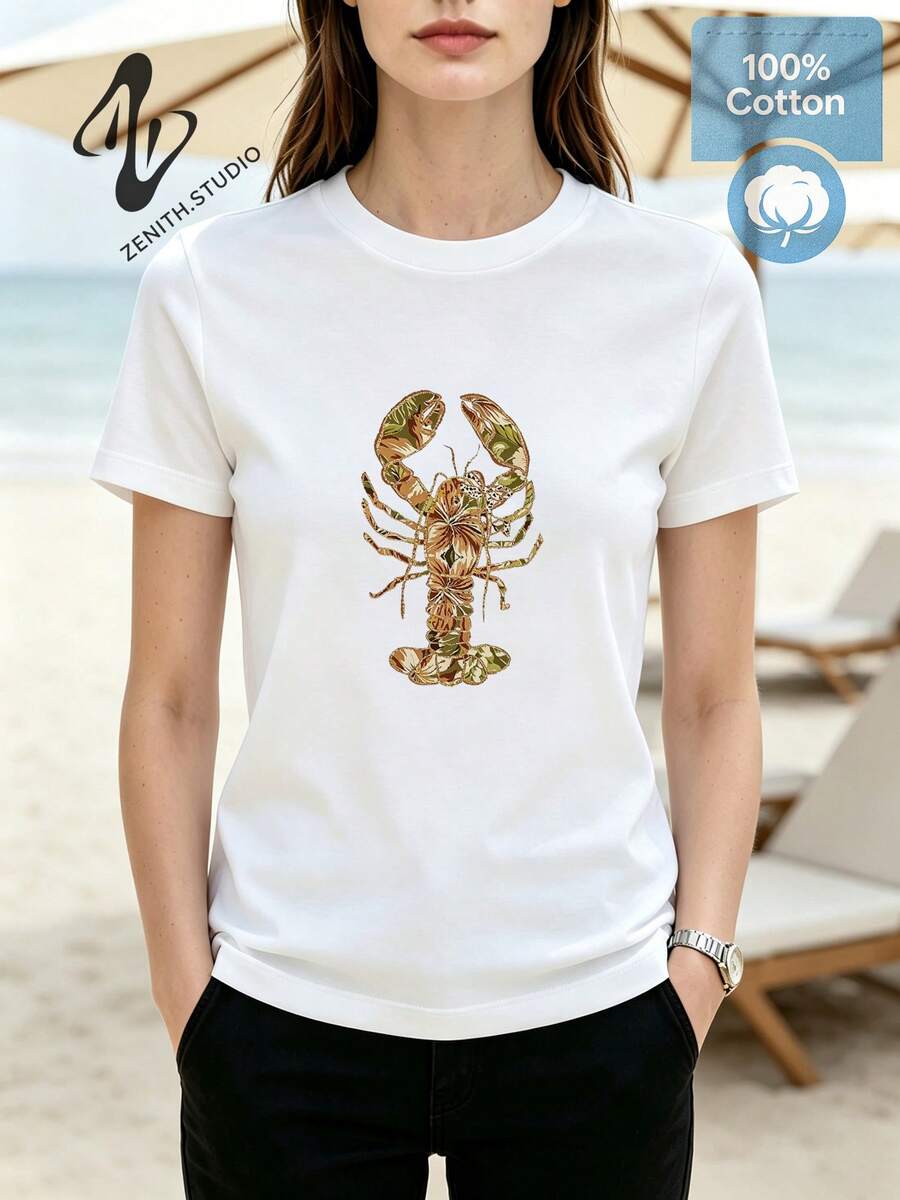 Women T-Shirts - 白色 - 查看 1