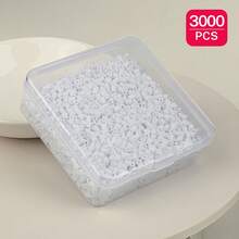 Manik-manik Fuse Sundymot 2,6mm, 3000 PCS+ Sistem Warna Hijau & Biru, Kemasan Terpisah, Dengan Kotak Penyimpanan Persegi Kecil, Mudah Disimpan, Gantungan Kunci Liontin DIY, Bahan Kerajinan Pembuatan Perhiasan, Musim Wisuda Kembali ke Sekolah, Natal, Hadiah Pesta Ulang Tahun, Kit Isi Ulang Massal Manik-manik Fuse 2,6mm Multi-Warna - Manik-manik puzzle 2,6mm - View 31