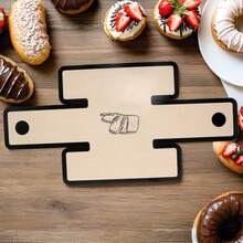 4pcs Swiss Roll Cake Non-Stick Silicone Baking Mat, Reusable Jelly Roll Pastry Mat With Handle, Heat-Resistant Bread, Cookie, Macaron Baking Mat, Kitchen Baking Accessories - View 4