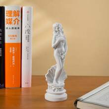 1pc European Venus Goddess Statue, Aphrodite Greek Deity Figure - Resin Crafted Home Decor Indoor Collectible - C - View 2
