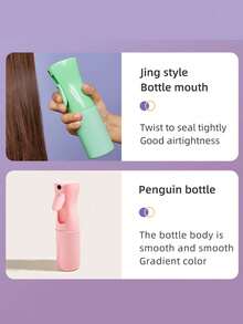 1PC Spray Bottle For Hair (10.1oz/300ml, 200ml), Continuous Ultra Fine Mist Sprayer For Hairstyling, Cleaning, Salons, Plants, Essential Oil & More, Salon & Home Use - A - View 5