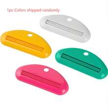 1Pc Minimalist Toothpaste Squeezer, Multi‑Function Tube Dispenser, For Toothpaste, Facial Cleanser & Travel Hand Cream, Bathroom Decor Accessory, Home Supplies, Practical For Home & Travel, Back‑To‑School, Summer Home Goods,Toothpaste Squeeze - Multicolor - View 10