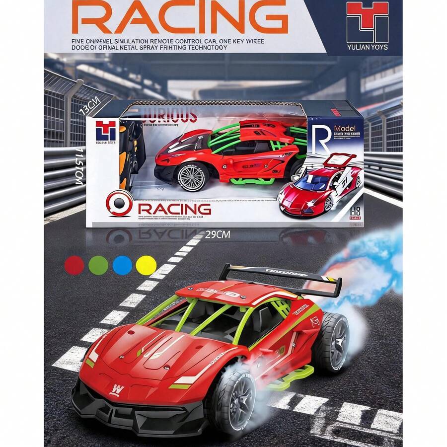 Kids Remote Control ATVs - Red - View 1