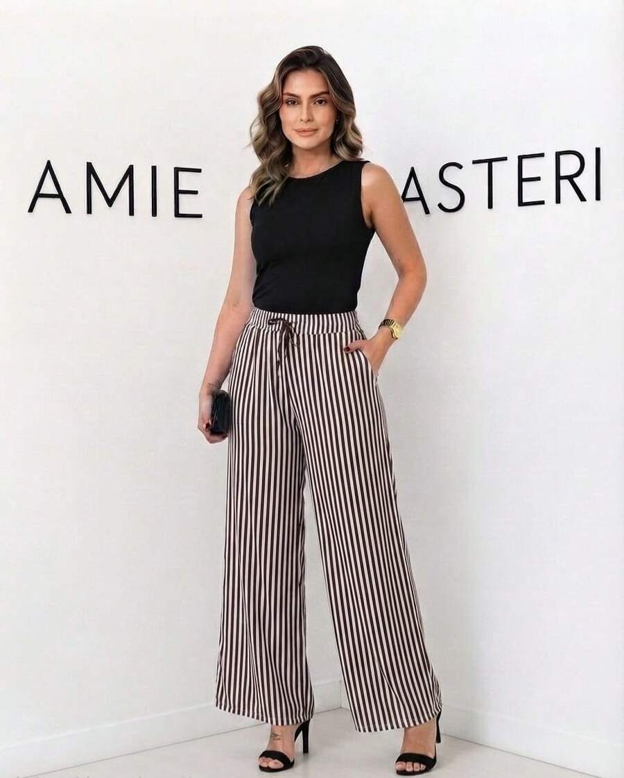 Women Pants - Óxido marrón - Ver 1