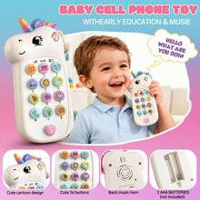 Educational Music Mobile Game For Kids, Dual Mode Switching (Number/Entertainment) | Early Cognitive Learning Sound & Light Game, Birthday Gift For Boys And Girls - Multicolor - View 3