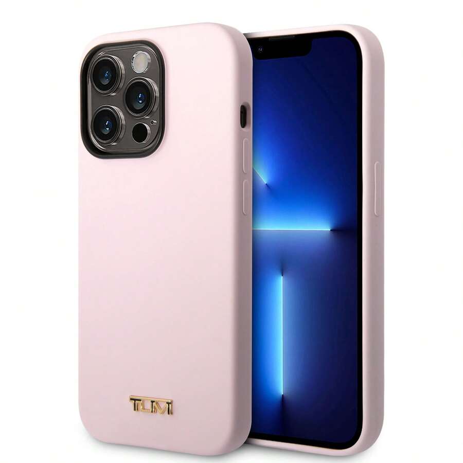 Original Tumi Case With Metal Logo - Pink - View 1