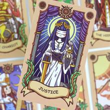 Joyful Journey Tarot Cards 78pcs 10*6cm English Version Divination Fate Reading Casual Card Game Birthday Gift Party Entertainment Beginner Collection - Multicolor - View 1