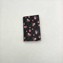 1pc Handmade Gold Thread Rose Fabric Book Cover, Flat Printed Fabric Book Sleeve For Notebooks, Gift For Book Lovers, Couples, Holiday Gift - Single Piece - View 9