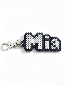 Ayotu Móc khóa chữ cái cá nhân hóa, tùy chỉnh tên, móc khóa hạt Hama thủ công, mặt dây chuyền hạt Perler tùy chỉnh, phù hợp làm quà tặng cá nhân cho gia đình và bạn bè, có thể dùng làm charm ba lô, móc khóa ô tô, móc khóa nữ, hoặc quà tặng cho Ngày Valentine, Ngày của Mẹ và mùa tựu trường - Nhiều màu - Xem 13