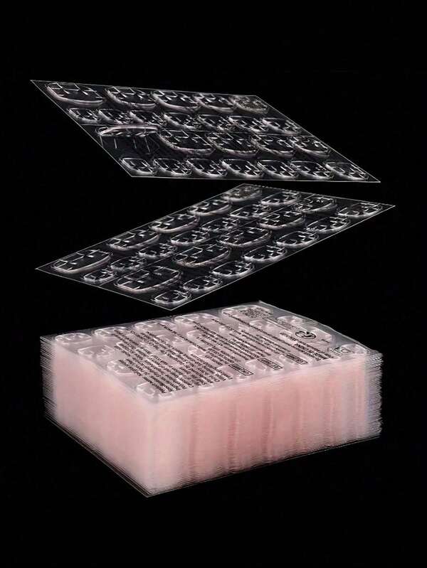 Miếng dán móng giả hai mặt 1200/960/480/240/120/48/24, keo dán móng jelly trong suốt thoáng khí linh hoạt, đồ dùng DIY thiết yếu