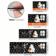 1/2pcs Halloween Ghost Pattern, Vintage Diatomaceous Earth Mat, Super Absorbent, Non-Slip, Perfect For Bathroom, Kitchen And Dining Room, Quick Drying, Machine Washable, Perfect Gift For Home Decor And Bathroom Mat - Multicolor - View 6