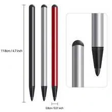 3 قطع/عبوة] قلم لمس شاشة هاتف 2 في 1، قلم/قلم متعدد الوظائف، متوافق مع Apple 17 16 15 14 13 12 11 Pro Max X، S25 S24 S23 5G Plus Tablet، Air Pro Mini Tab GPS PDA - متعدد الألوان - مشاهدة 3