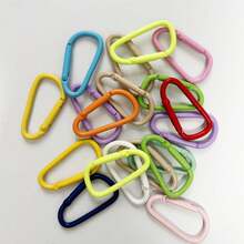 11/22/32pcs Aluminum Alloy Keychain Clips - Durable, Multi-Color Combination Suitable For Keys And Accessories, Lightweight And High-Quality Design, Secure Keyring | Colorful Keychain | Durable Clip, Bag Clip, Backpack Clip Connector. - Multicolor - View 7