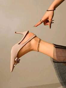 Women Pumps - Apricot - View 5