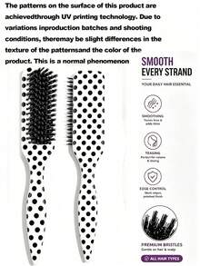 4pcs/Set Black & White Plastic Back Combs Professional Control Combs Create Smooth Ponytail And Bun, Makeup Styling Tools Can Set, Portable And Durable, No Electricity Needed, Travel Essential, Holiday Essential, Cruise Essential, Bathroom Essential, Also A Gift For Women, Bridesmaid Gift, Teacher Gift, Wedding Gift, Birthday Gift, Summer New Style - Multicolor - View 7