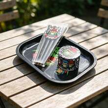 Personalized Rolling Tray Set, Includes Pre-Rolled Cones, Metal Grinder, Smoking Tools, Smoke Shop, GORILLA ROLLING STARS Tray Set, Decorative Tray, Jewelry Tray, Suitable For Personal Hand-Rolling And Party Use, Gift Set, Ideal Gift For Christmas And Halloween - Print - View 6